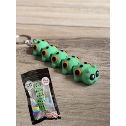 Breloczek Gąsienicy 3D - Brelok Druk3d fidget Keychain mixGadzet