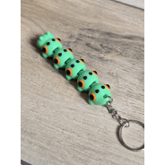 Breloczek Gąsienicy 3D - Brelok Druk3d fidget Keychain mixGadzet