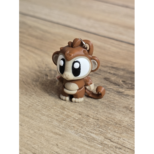 Breloczek Małpki 3D - Brelok Druk3d fidget Keychain mixGadzet
