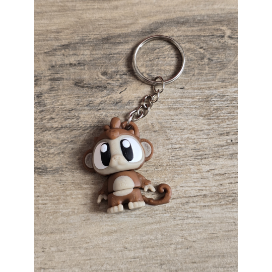 Breloczek Małpki 3D - Brelok Druk3d fidget Keychain mixGadzet