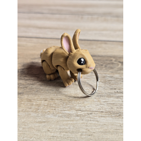 Breloczek Króliczka 3D - Brelok Druk3d fidget Keychain mixGadzet