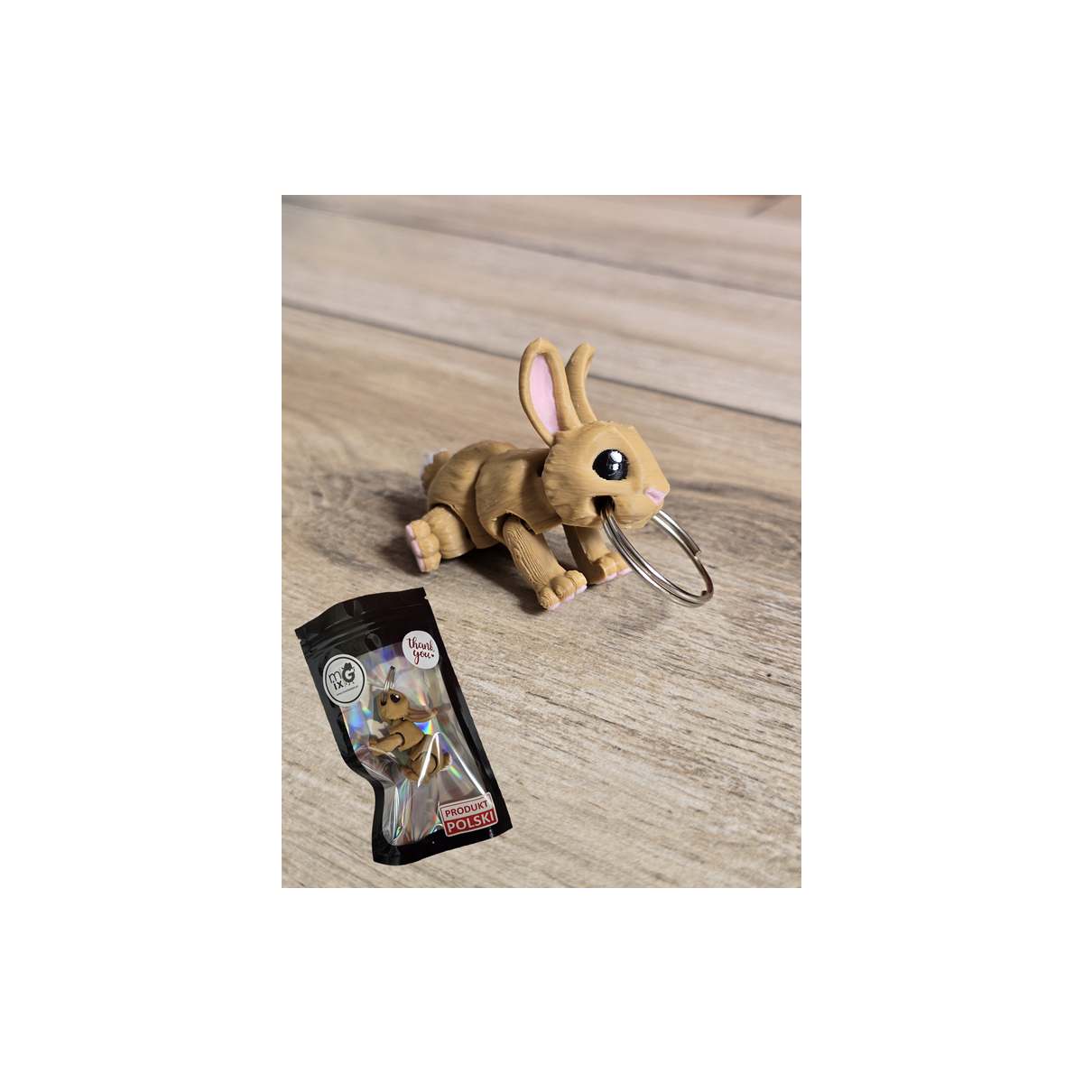 Breloczek Króliczka 3D - Brelok Druk3d fidget Keychain mixGadzet