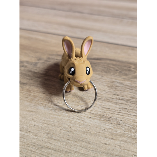 Breloczek Króliczka 3D - Brelok Druk3d fidget Keychain mixGadzet