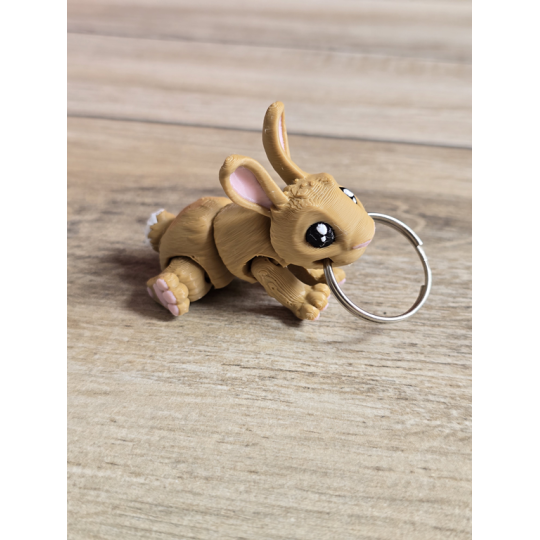 Breloczek Króliczka 3D - Brelok Druk3d fidget Keychain mixGadzet