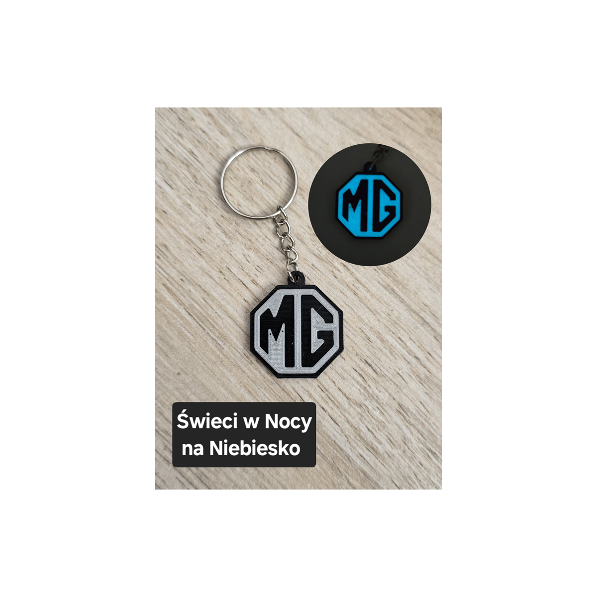 Breloczek MG - Świeci w Nocy! 3d - Druk3d fidget Keychain mixGadzet