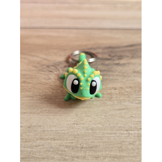 Breloczek Kameleona 3D - Brelok Druk3d fidget Keychain mixGadzet