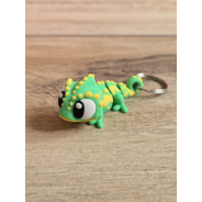 Breloczek Kameleona 3D - Brelok Druk3d fidget Keychain mixGadzet