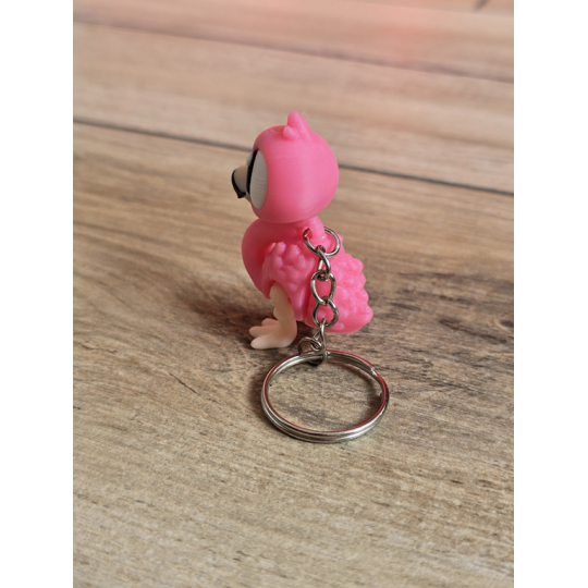 Breloczek Flaminga 3D - Brelok Druk3d fidget Keychain mixGadzet