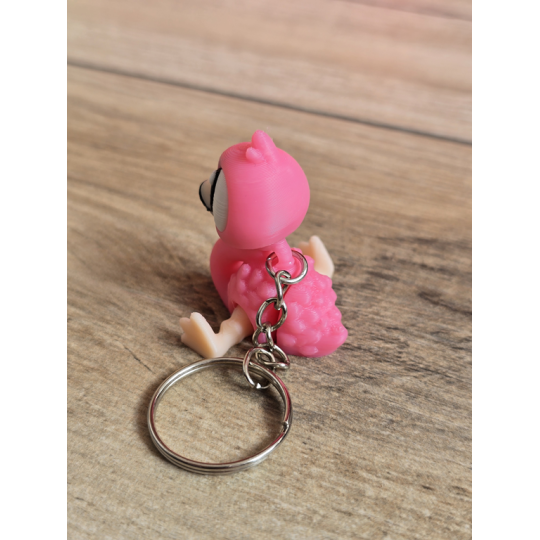 Breloczek Flaminga 3D - Brelok Druk3d fidget Keychain mixGadzet