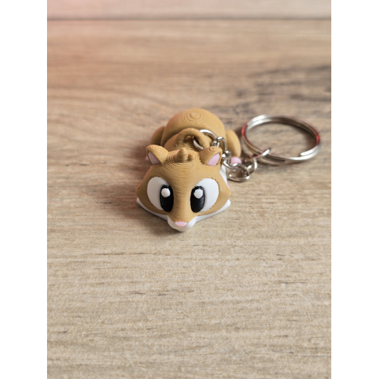 Breloczek Chomika 3D - Brelok Druk3d fidget Keychain mixGadzet