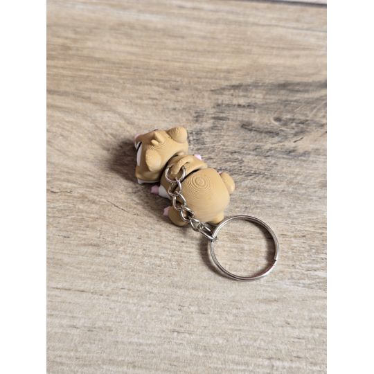 Breloczek Chomika 3D - Brelok Druk3d fidget Keychain mixGadzet
