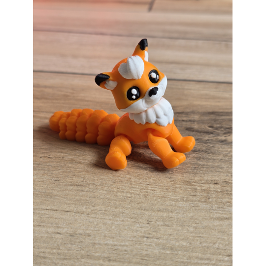 Figurka Liska 3D - Druk3d fidget mixGadzet