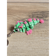Breloczek Cactus Bloom Dragon 3D - Brelok Druk3d fidget Keychain mixGadzet