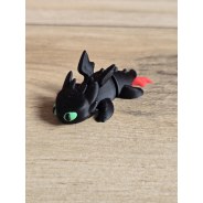 Mini Figurka Szczerbatek Nocna Furia 3D - Druk3d fidget mixGadzet