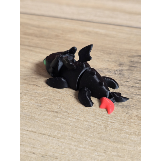 Mini Figurka Szczerbatek Nocna Furia 3D - Druk3d fidget mixGadzet