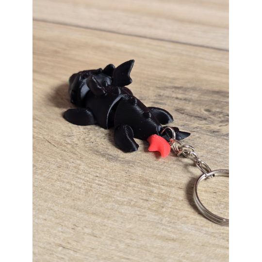Breloczek Szczerbatek Nocna Furia 3D - Brelok Druk3d Keychain mixGadzet