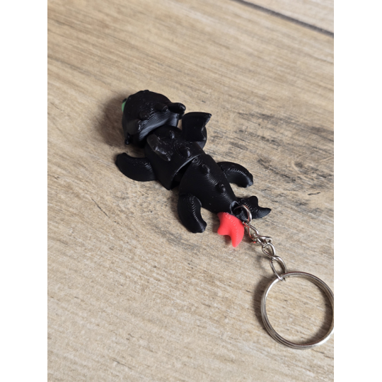 Breloczek Szczerbatek Nocna Furia 3D - Brelok Druk3d Keychain mixGadzet