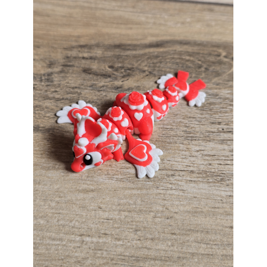Mini Figurka Heartseeker Dragon 3D - Druk3d fidget mixGadzet