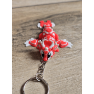 Breloczek Heartseeker Dragon 3D - Brelok Druk3d fidget Keychain mixGadzet
