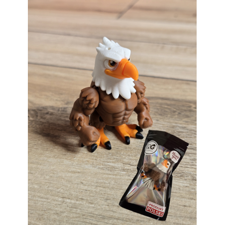 Figurka Muskularny Orzeł 3D - Druk3d fidget mixGadzet