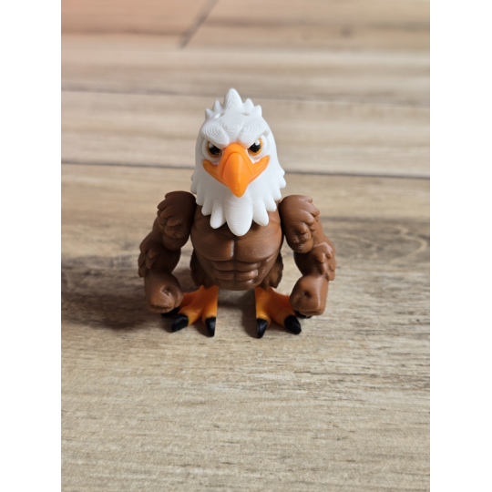 Figurka Muskularny Orzeł 3D - Druk3d fidget mixGadzet