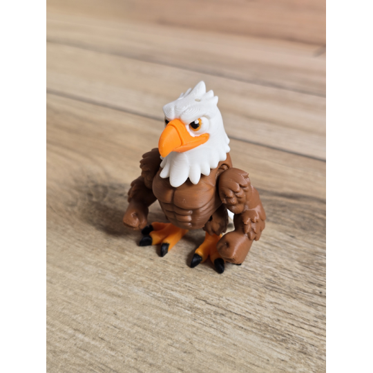 Figurka Muskularny Orzeł 3D - Druk3d fidget mixGadzet