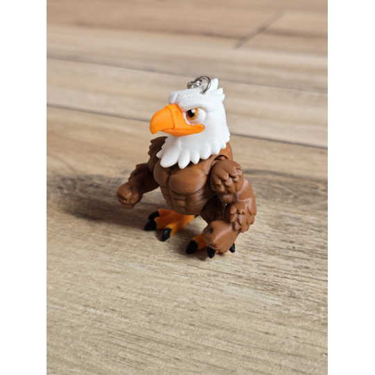 Breloczek Muskularny Orzeł 3D - Brelok Druk3d fidget Keychain mixGadzet