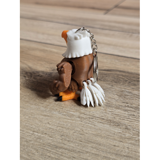 Breloczek Muskularny Orzeł 3D - Brelok Druk3d fidget Keychain mixGadzet