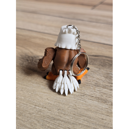 Breloczek Muskularny Orzeł 3D - Brelok Druk3d fidget Keychain mixGadzet