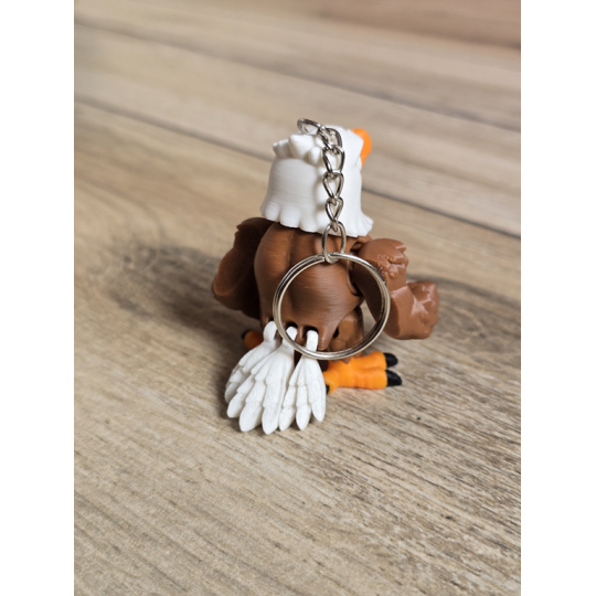 Breloczek Muskularny Orzeł 3D - Brelok Druk3d fidget Keychain mixGadzet