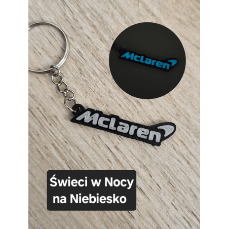 Breloczek McLaren - Świeci w Nocy! 3d - Druk3d fidget Keychain mixGadzet