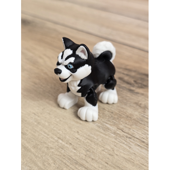 Figurka Flexy Husky 3D - Druk3d fidget mixGadzet
