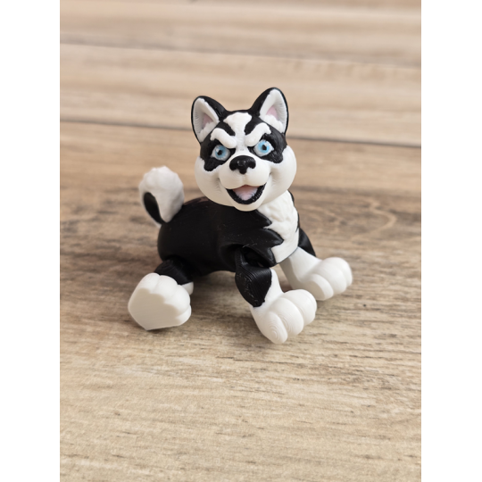 Figurka Flexy Husky 3D - Druk3d fidget mixGadzet