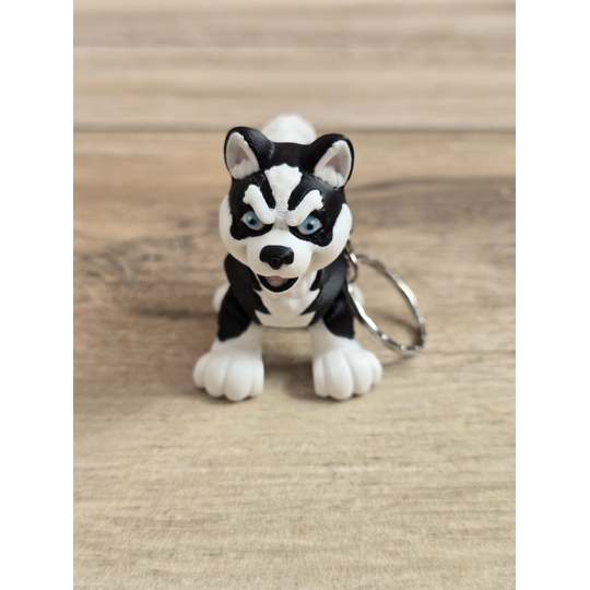 Breloczek Flexy Husky 3D - Brelok Druk3d fidget Keychain mixGadzet