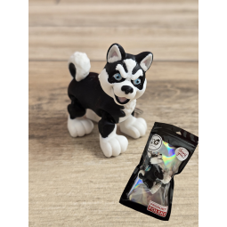 Breloczek Flexy Husky 3D - Brelok Druk3d fidget Keychain mixGadzet