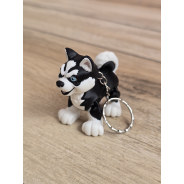 Breloczek Flexy Husky 3D - Brelok Druk3d fidget Keychain mixGadzet