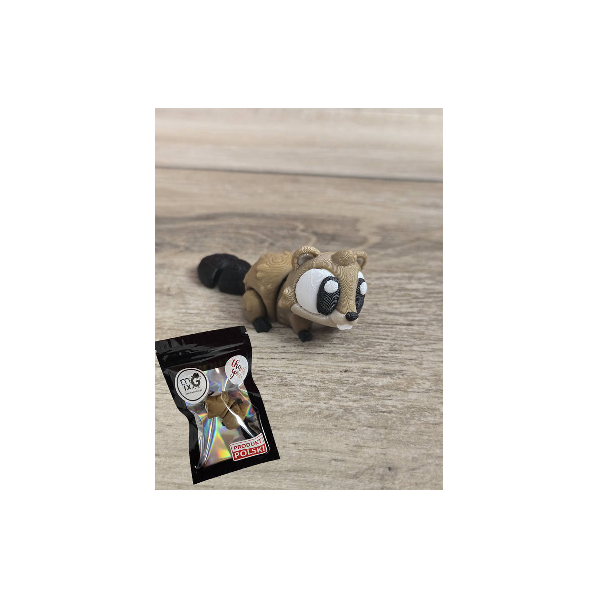Mini Figurka Bóbr 3D - Druk3d fidget mixGadzet