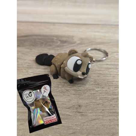 Breloczek Bóbr 3D - Brelok Druk3d fidget Keychain mixGadzet