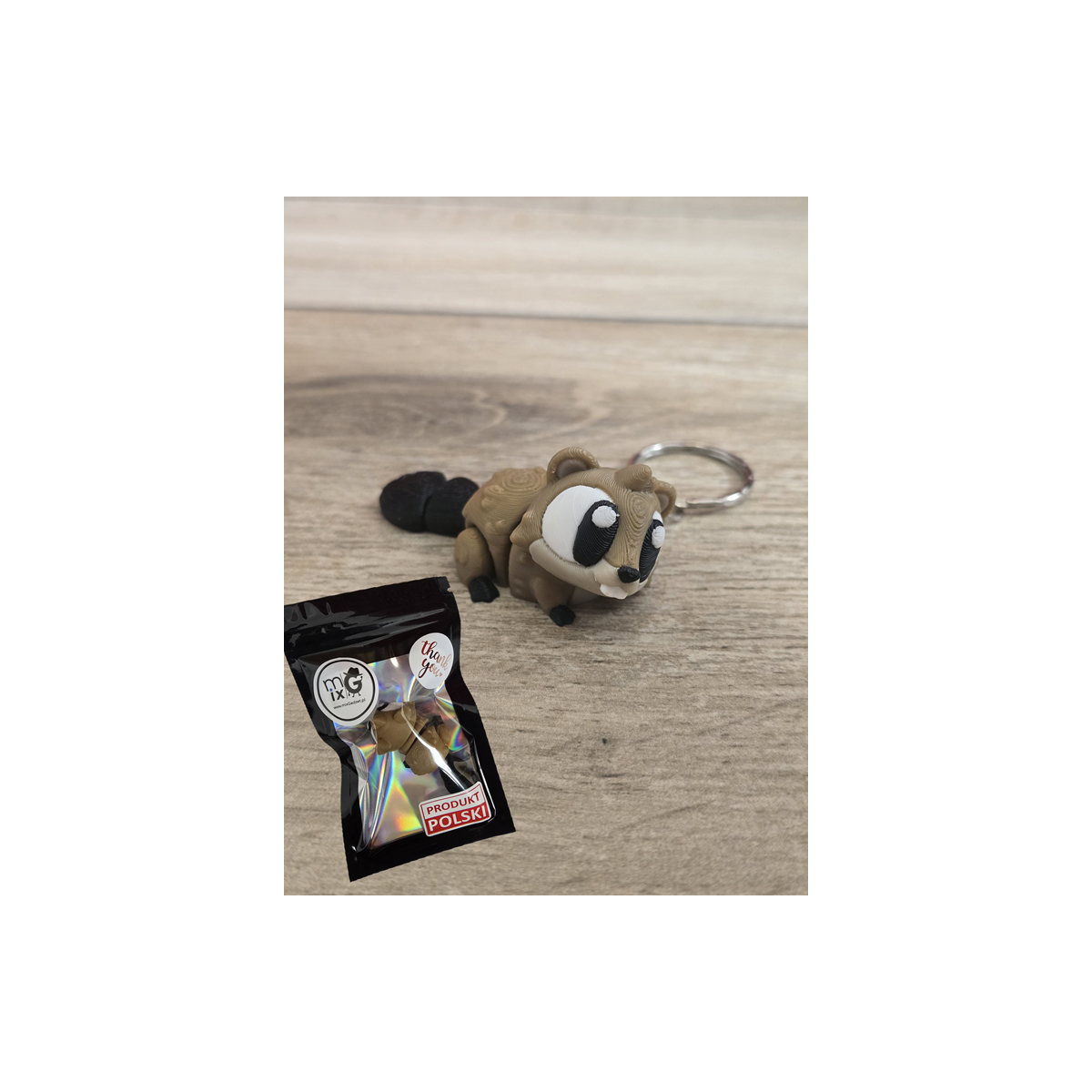 Breloczek Bóbr 3D - Brelok Druk3d fidget Keychain mixGadzet