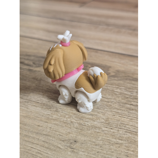 Figurka Shih Tzu z kitką 3D - Druk3d fidget mixGadzet
