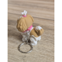 Breloczek Shih Tzu z kitką 3D - Brelok Druk3d fidget Keychain mixGadzet