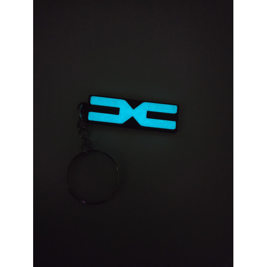 Breloczek Dacia - Świeci w Nocy! 3d - Druk3d fidget Keychain mixGadzet