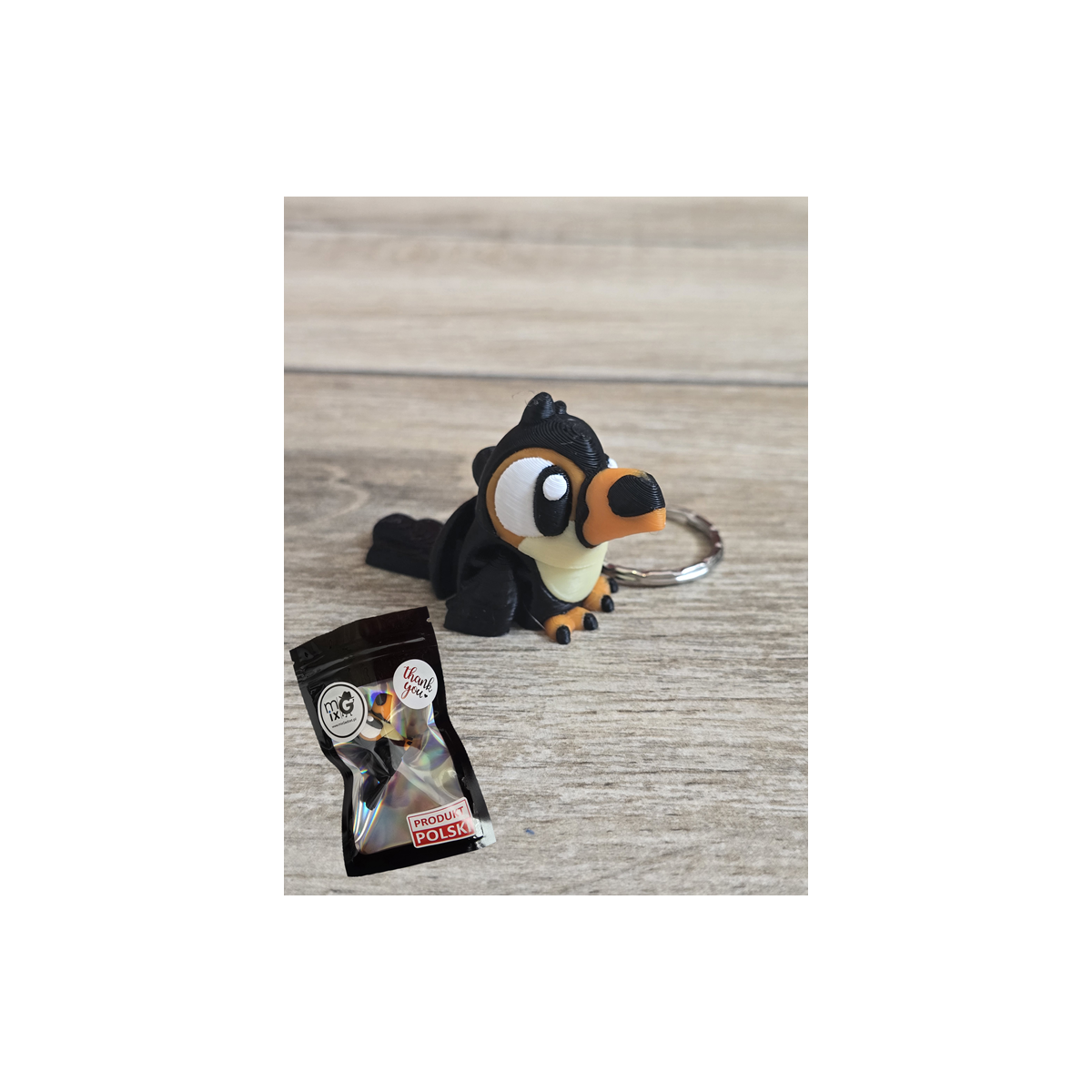 Breloczek Tukan 3D - Brelok Druk3d fidget Keychain mixGadzet