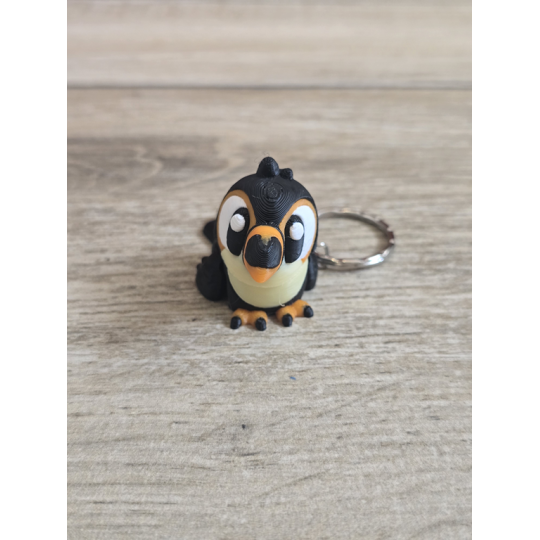 Breloczek Tukan 3D - Brelok Druk3d fidget Keychain mixGadzet