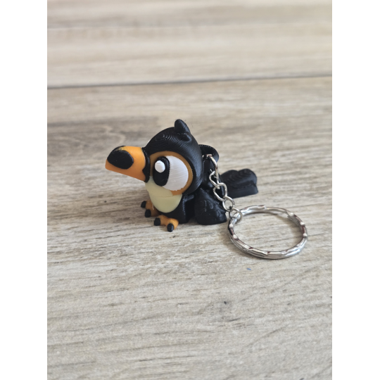 Breloczek Tukan 3D - Brelok Druk3d fidget Keychain mixGadzet