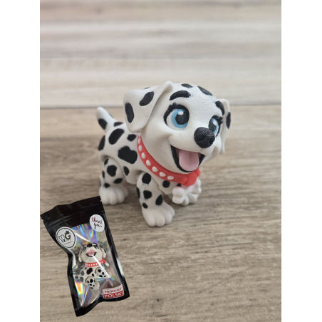 Figurka Flexy Dalmatyńczyk 3D - Druk3d fidget mixGadzet