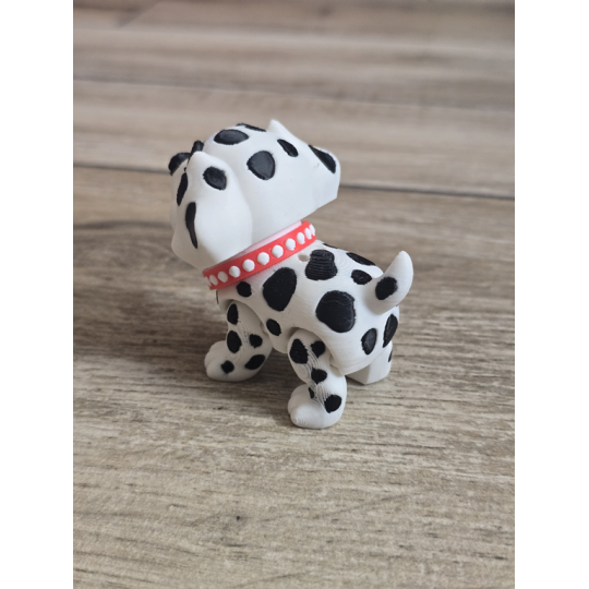 Figurka Flexy Dalmatyńczyk 3D - Druk3d fidget mixGadzet