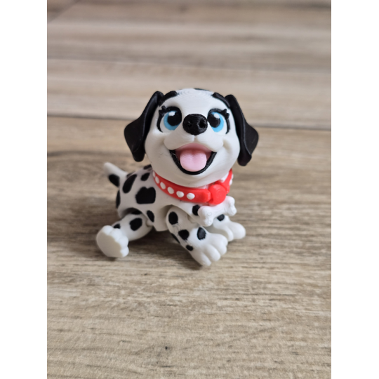 Figurka Flexy Dalmatyńczyk Czarne Uszy 3D - Druk3d fidget mixGadzet