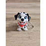 Breloczek Flexy Dalmatyńczyk Czarne Uszy 3D - Brelok Druk3d fidget Keychain