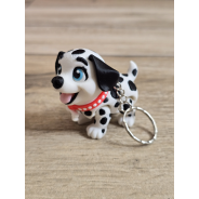 Breloczek Flexy Dalmatyńczyk Czarne Uszy 3D - Brelok Druk3d fidget Keychain